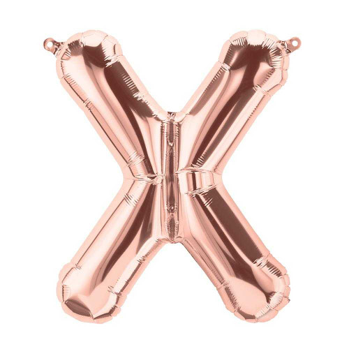 Rose Gold X Foil Balloon