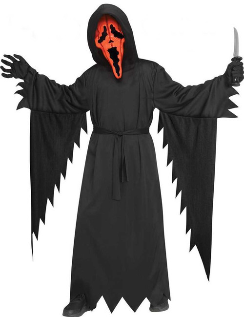 Pumpkin Scream Ghost Face Child Costume