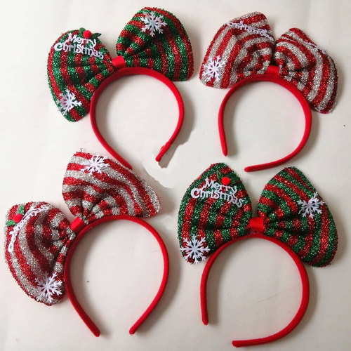 Assorted Christmas Bow Headband