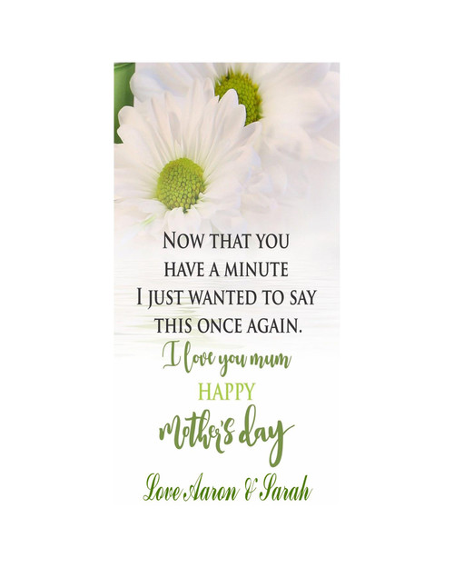 Personalised Vinyl Mother's Day Door Banner