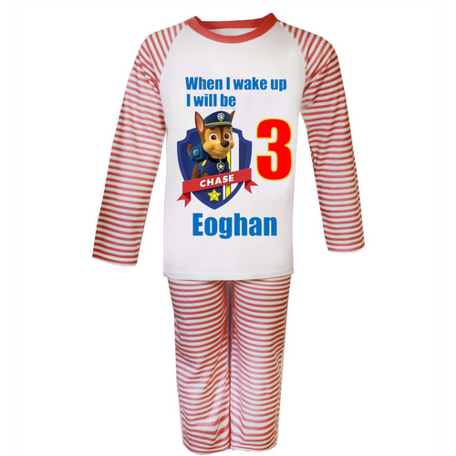 Personalised Paw Patrol Kids Pyjamas