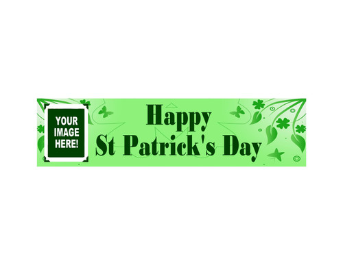 Personalised St. Patricks Banner with Photo