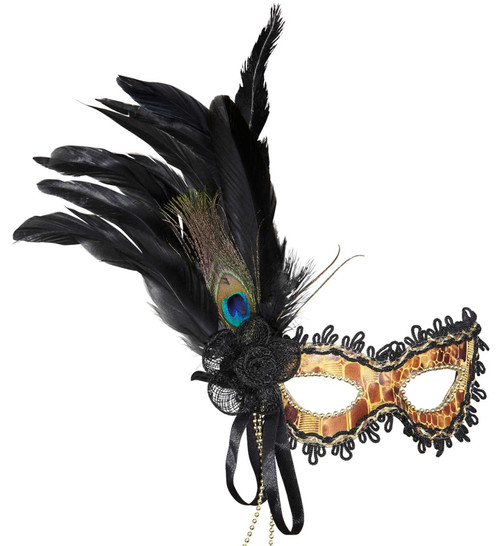 Black and Gold Eyemask | Black Gold Eye Mask | Luxury Black and Gold Eyemask