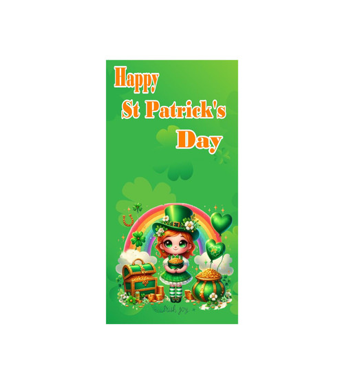 Personalised Leprechaun Girl Door Banner