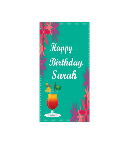 Personalised Hawaiian Door Banner
