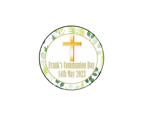 Personalised Neutral Gold Communion Piñata