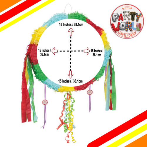 Personalised Neutral Gold Communion Piñata Size Guide