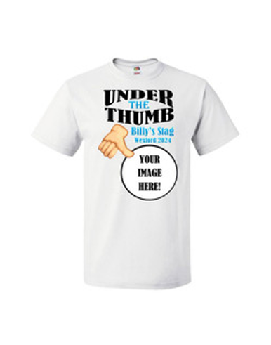 Personalised Under The Thumb Stag T-Shirt