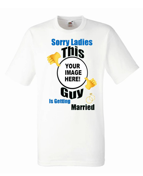 Personalised Sorry Ladies Stag T-Shirt with Photo