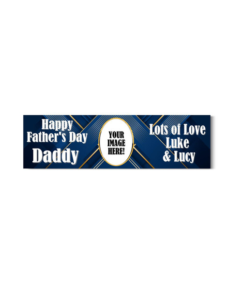 Personalised Father's Day Banner with Photo