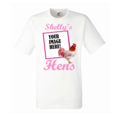Personalised Bride's Hens Photo Hen Night T-Shirt | Hen Party T-Shirts | Hen Night T-Shirts