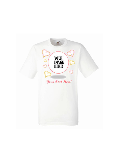 Personalised Gold Your Photo T-Shirt