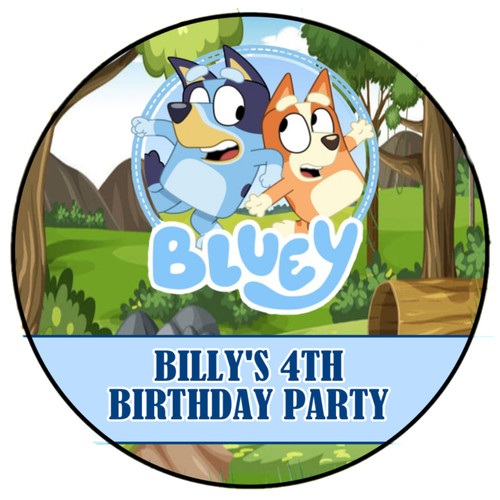 Personalised Blue Dog Boy's Birthday Piñata