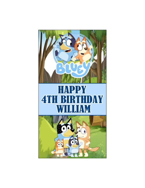 Personalised Bluey Door Banner