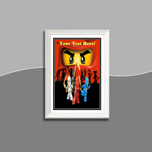 Personalised Lego Ninjago Frame | Personalised Frames