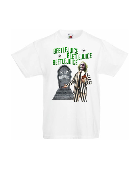 Personalised Kids Sleezy Ghost RIP T-Shirt | Beetlejuice T-Shirt | Beetlejuice Movie T-shirt