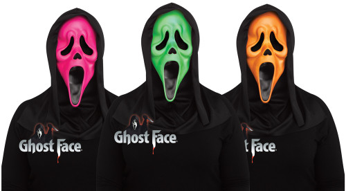 Fluorescent Ghost Face Mask | Glow-in-the-Dark Ghost Face Mask | Official Scream Mask