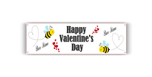 Personalised Bee Mine Banner | Custom Bee Mine Party Banner