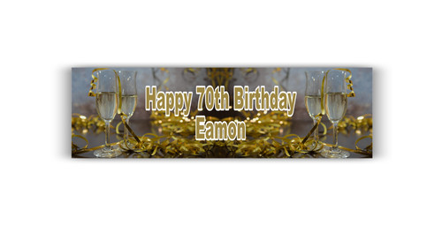 Personalised Celebration Birthday Banner | Custom Celebration Birthday Decoration