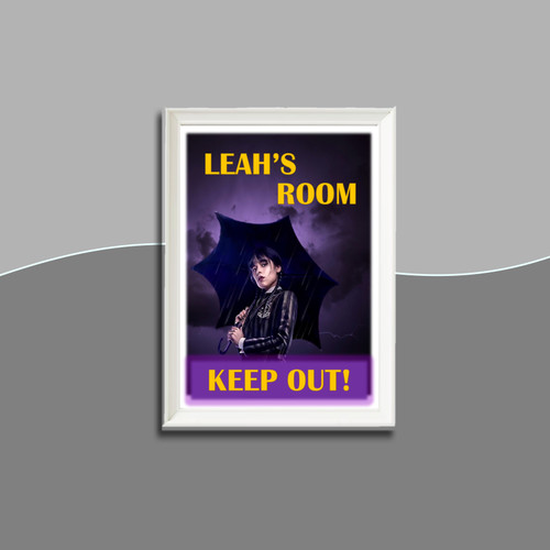 Personalised  Wednesday Addams Frame | Wednesday Addams Frame