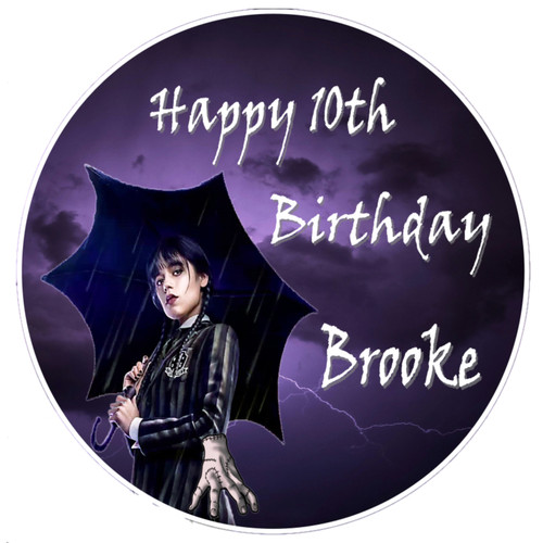 Personalised Wednesday Addams Piñata | Addams Family Party Supplies