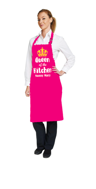 Personalised Queen Of The Kitchen Apron | Personalised Gifts