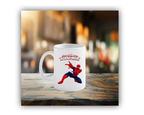 Personalised Spiderman Mug
