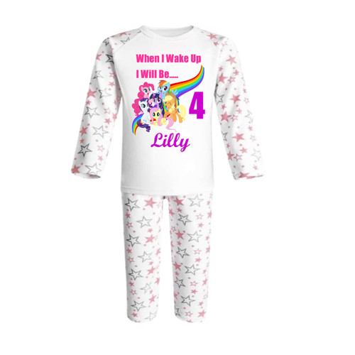 Personalised My Little Pony Star Pyjamas