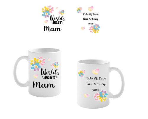 Personalised World's Best Mam Mug