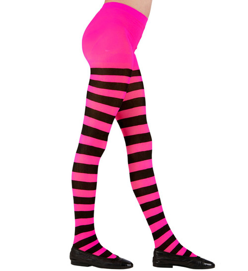 Kids Black & Pink Tights