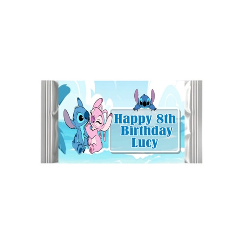 Personalise Stitch & Angel Chocolate Bars (7 Pack)