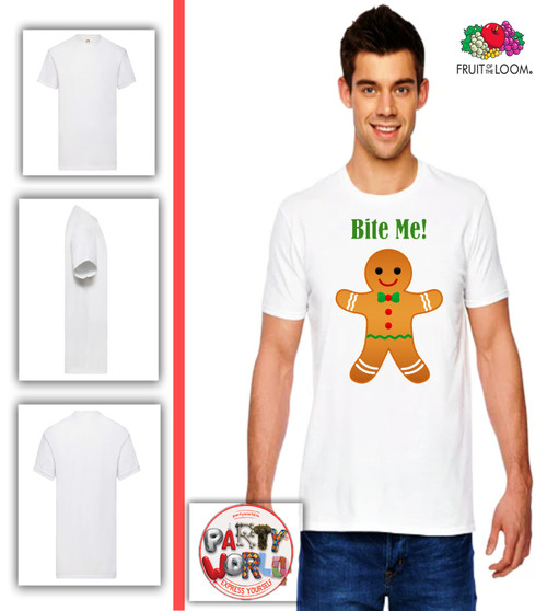 Personalised Bite Me Christmas T-Shirt