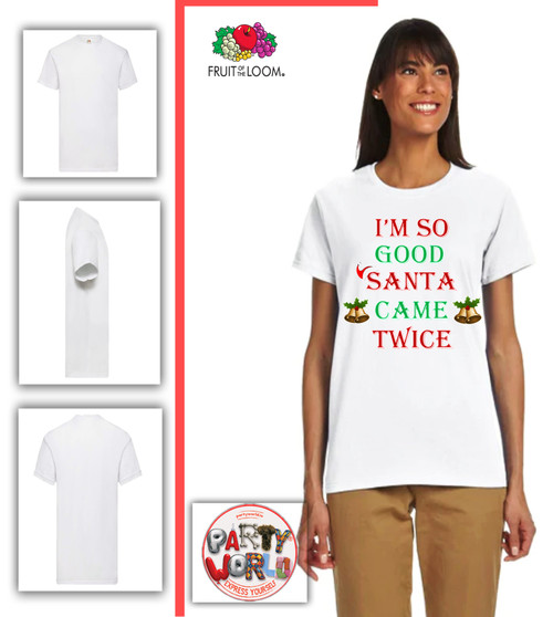 Personalise So Good Santa T-Shirt
