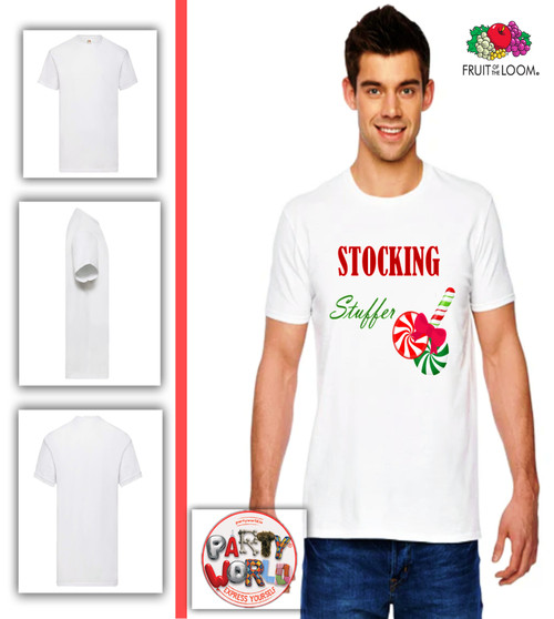 Personalise Christmas Stocking Stuffer T-Shirt