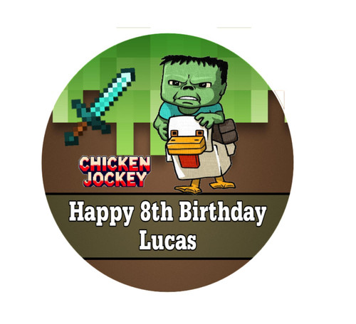 Personalised Chicken Jockey Pinata