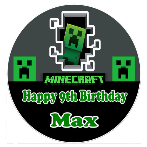 Personalised Creeper Minecraft Pinata