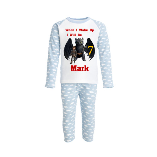 Personalised How To Train Your Dragon Pyjamas