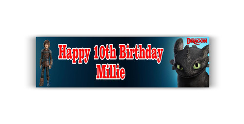 Personalised How To Train Your Dragon Banner