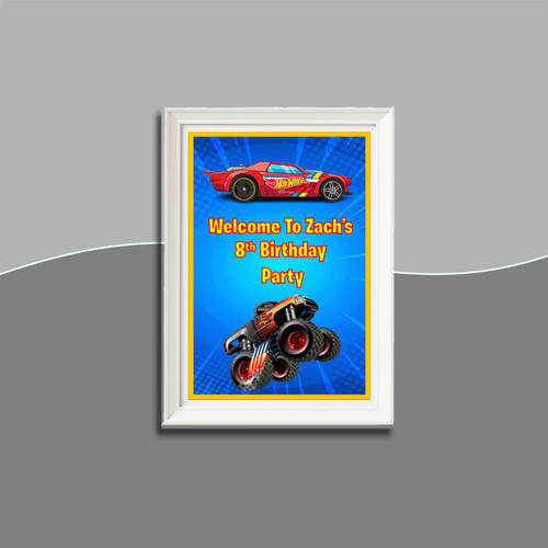 Personalised Hot Wheels Frame
