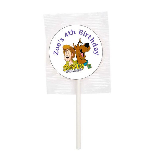 Personalised Scooby Doo Lollipops (15Pk)