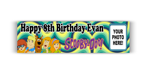 Personalised Scooby Doo Photo Banner