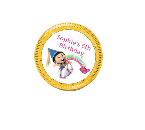 Personalised Agnes Minion Chocolate Coins