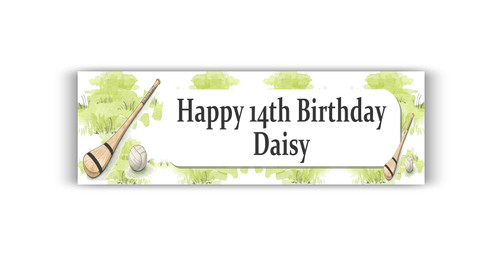 Personalised GAA Birthday Banner