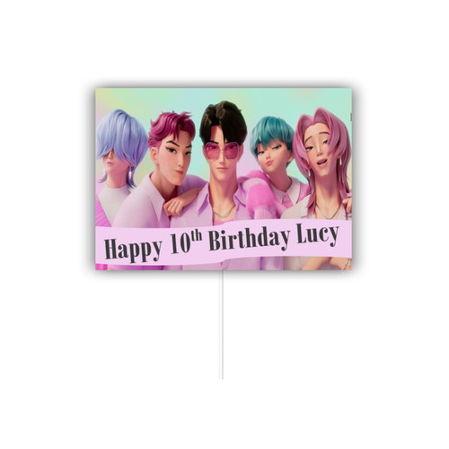 Personalised Soja Boys Cake Topper