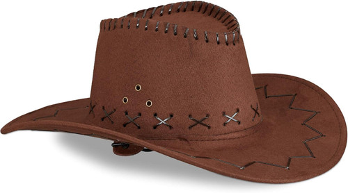 Deluxe Brown Cowboy Hat
