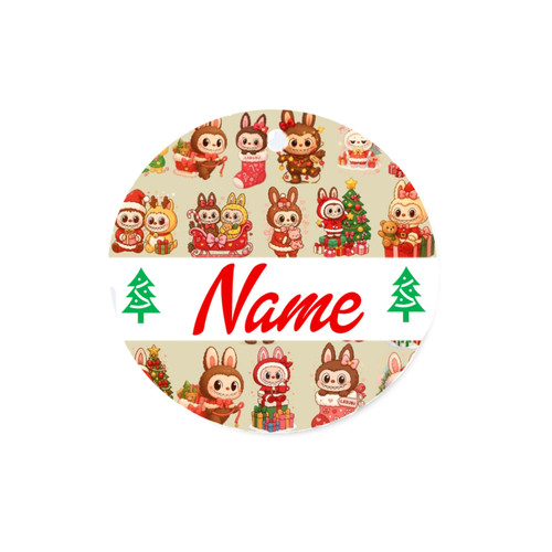 Personalised Christmas Labubu Gift Tag