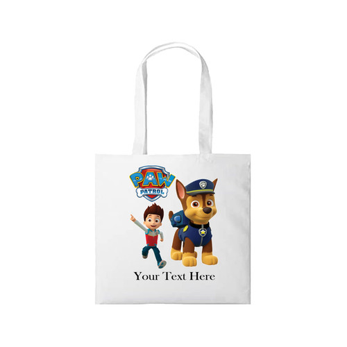 Personalised Paw Patrol Chase Tote Bag