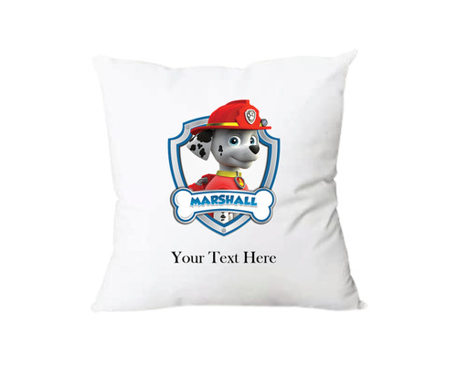 Personalised Paw Patrol Marshall Cushion