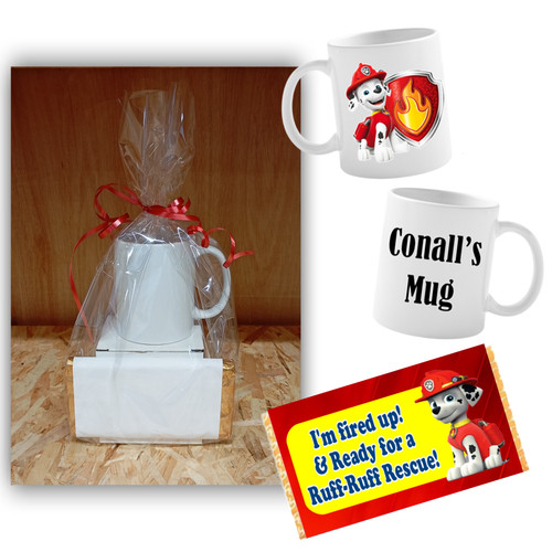 Personalised Paw Patrol Marshall Mug Gift Set