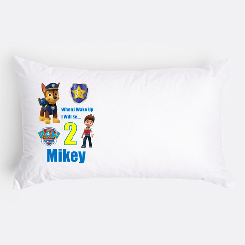 Personalised Paw Patrol Chase Pillowcase